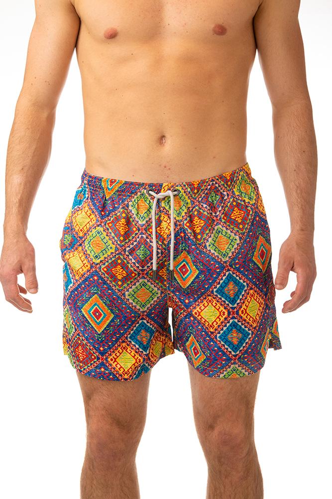 BOXER Uomo TOOCO con elastico  CORTO Viola