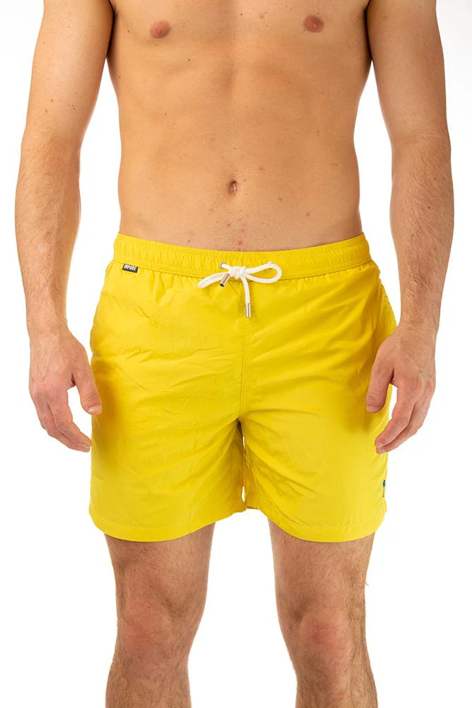 BOXER Uomo IMPURE con elastico  CORTO Giallo
