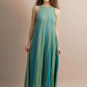 ABITO Donna AGGEL   LUNGO Azzurro