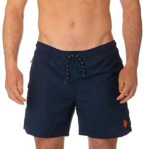 BOXER Uomo US POLO con elastico  CORTO Blu