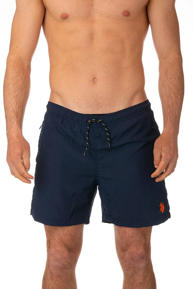 BOXER Uomo US POLO con elastico  CORTO Blu