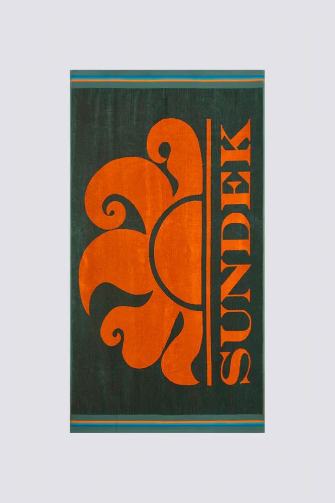 TELO MARE Uomo SUNDEK SPUGNA   Verde