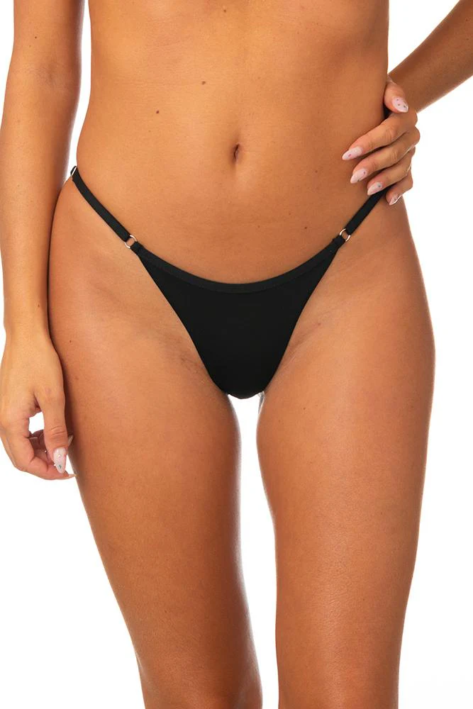 MIX SLIP Donna BE BEACH   slip brasiliana Nero