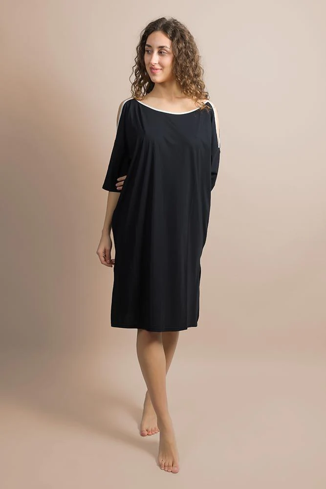 ABITO Donna LUISA MARIA LUGLI   CORTO Nero/avorio