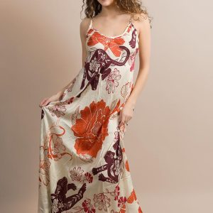 ABITO Donna PAHIESA   LUNGO Marrone