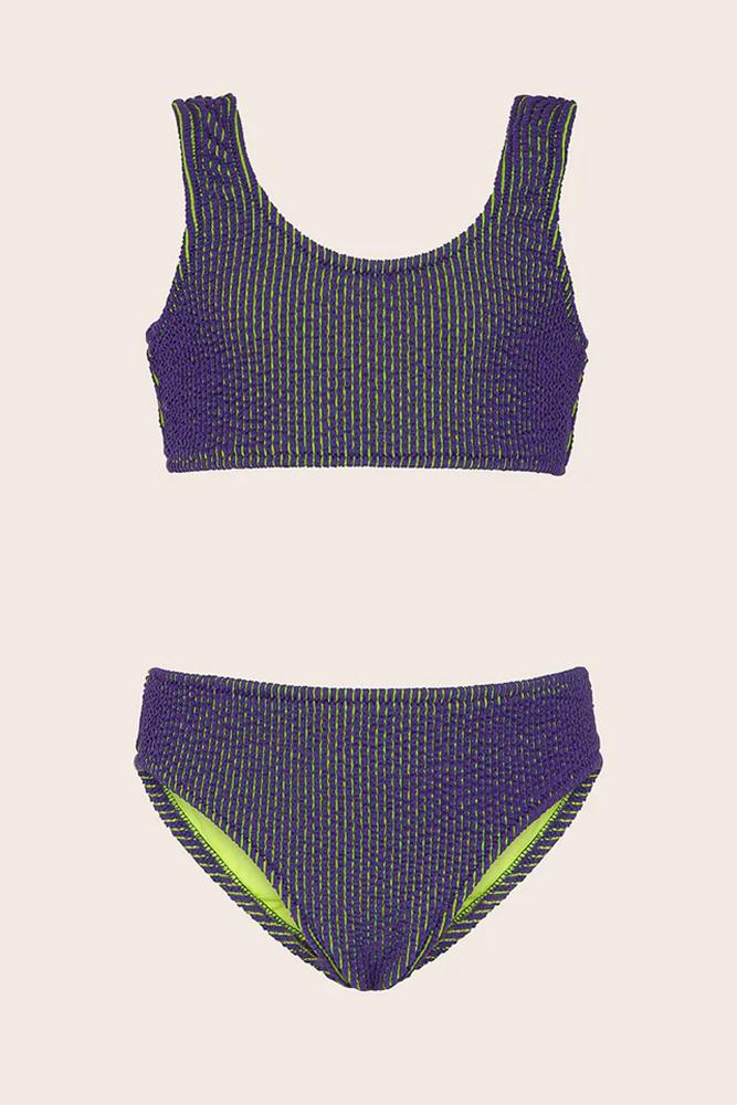 BIKINI BAMBINA FXXK BRASSIERE  slip regolare Viola