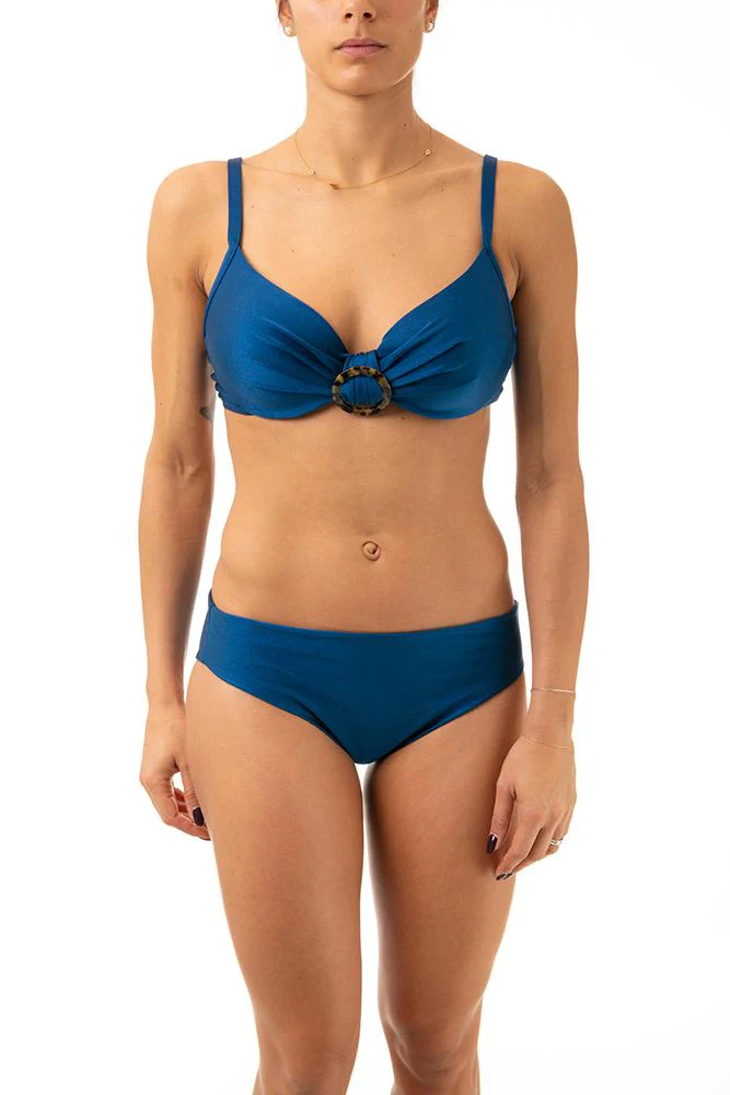 BIKINI Donna OLIVIA COPPA PREFORMATA Coppa C slip regolare Blu