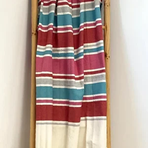 TELO MARE UNISEX COMPTOIR DE LA PLAGE COTONE   Azzurro