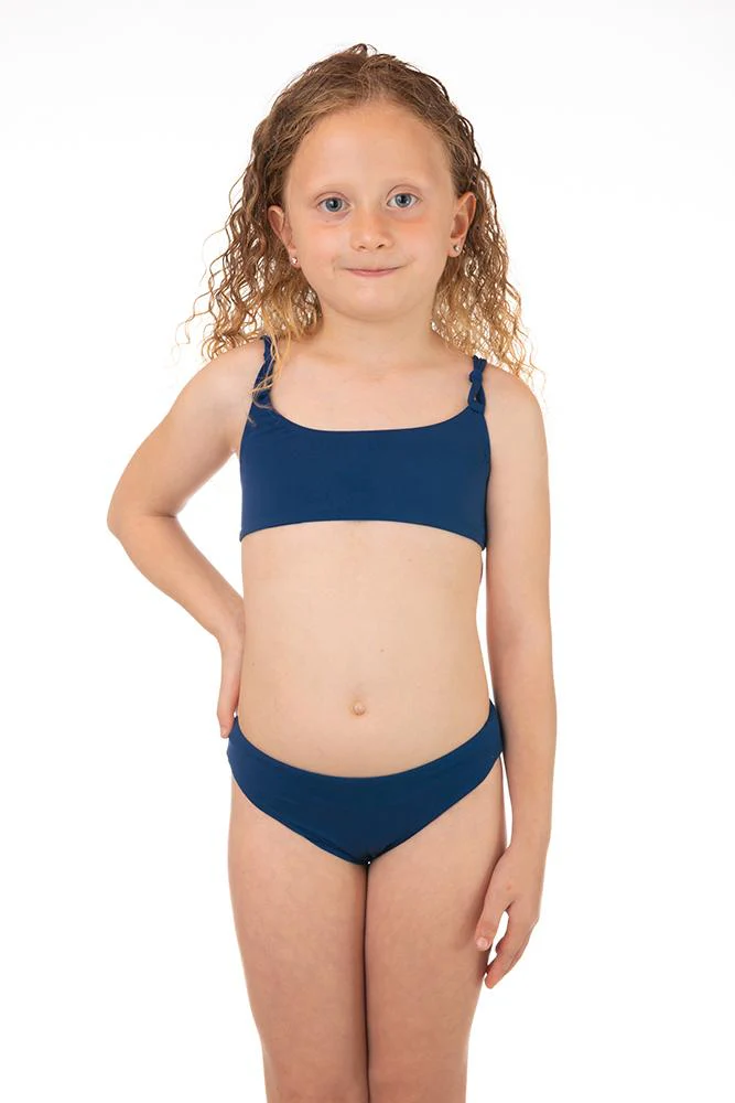 BIKINI BAMBINA BE BEACH    Blu navy