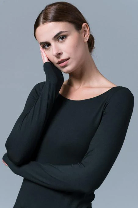 MAGLIA Donna MAJESTIC    Blu navy