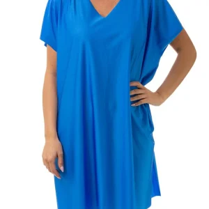 KAFTANO Donna BE BEACH   CORTO Azzurro