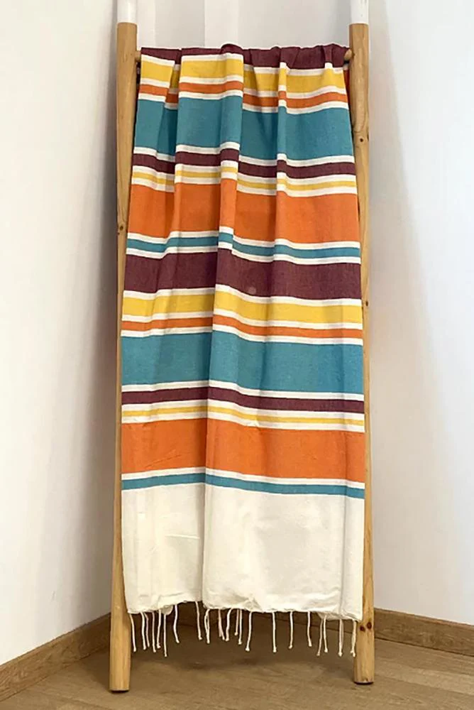 TELO MARE UNISEX COMPTOIR DE LA PLAGE COTONE   Arancio