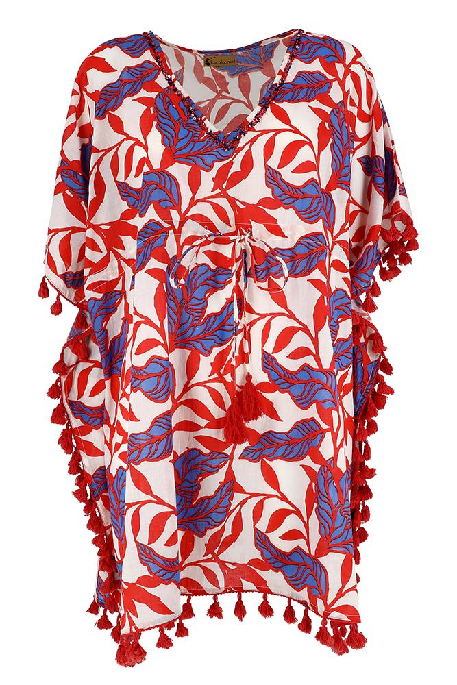 ABITO Donna KARAKORUM   CORTO Fantasia beige/viola