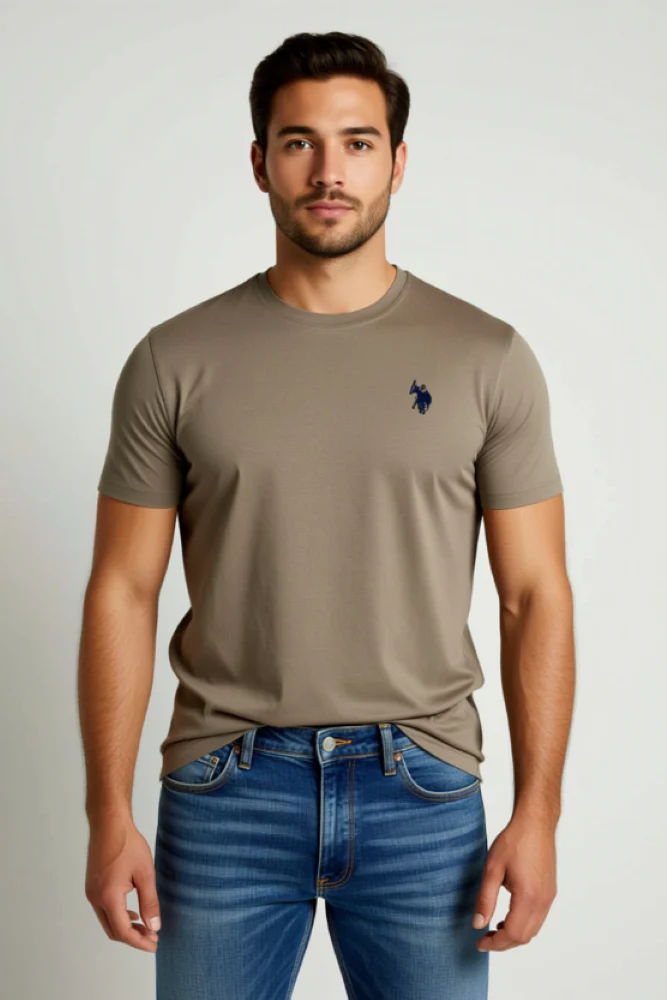 MAGLIA Uomo US POLO T-SHIRT   Marrone