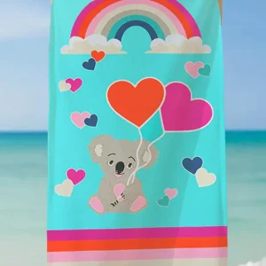 TELO MARE Bambino COMPTOIR DE LA PLAGE MICROFIBRA   Celeste