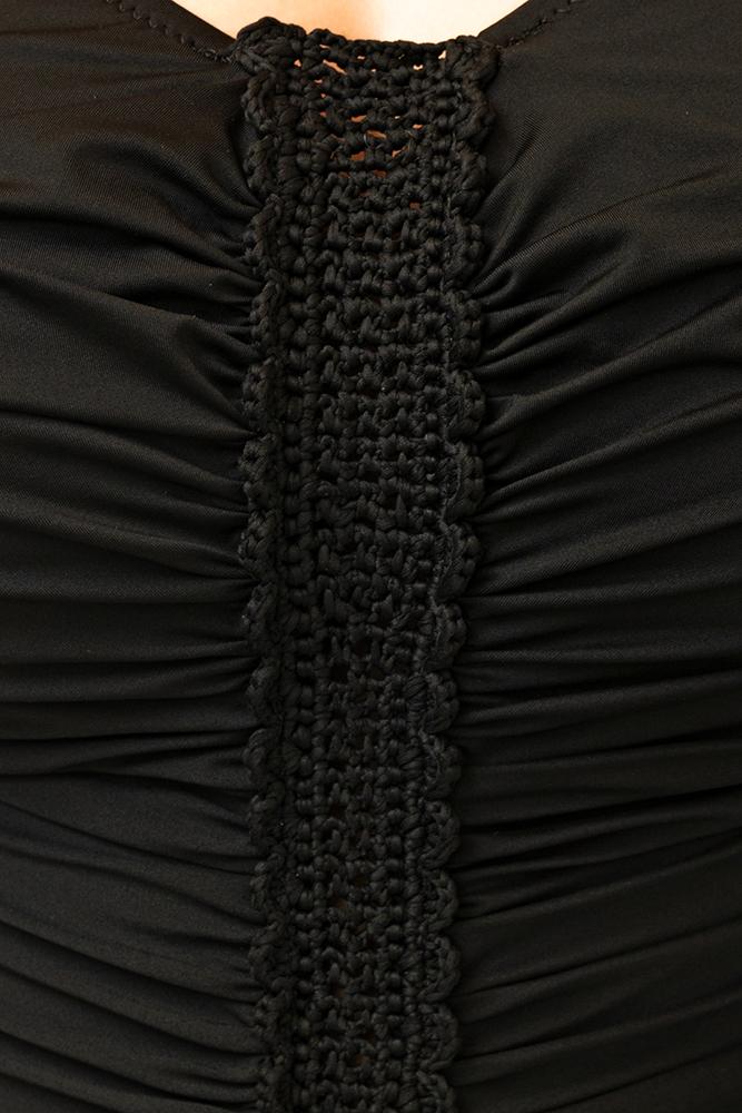 INTERO Donna BERNE' senza Imbottitura Coppa D slip coprente Nero - immagine 4