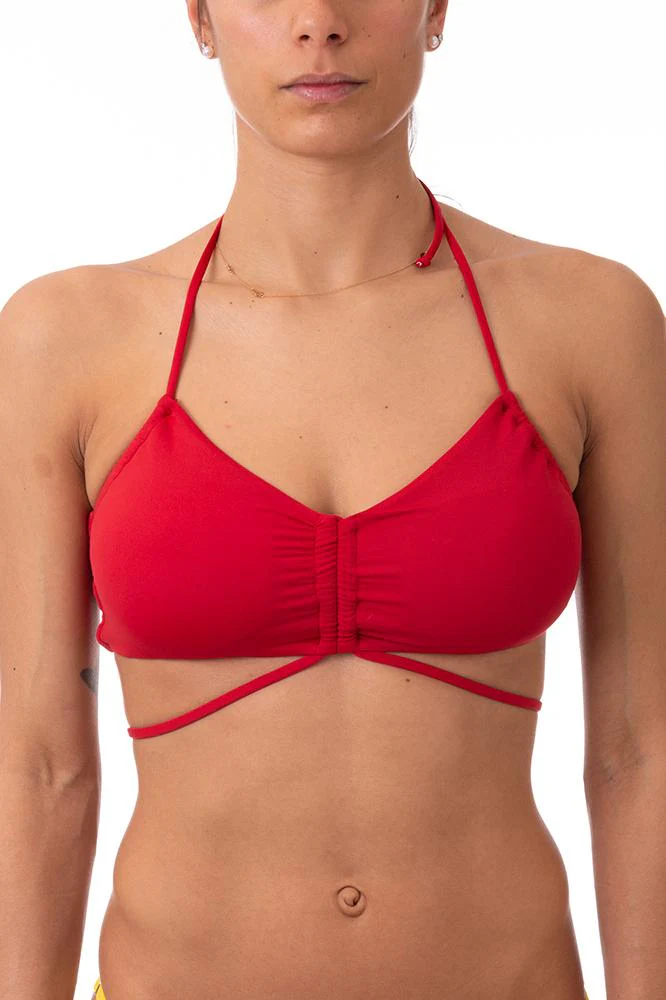 MIX REGGISENO Donna BE BEACH BRASSIERE   Rosso scuro
