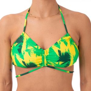 MIX REGGISENO Donna BE BEACH BRASSIERE   Verde/giallo