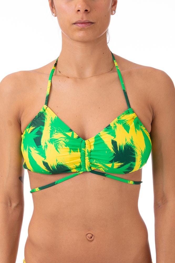 MIX REGGISENO Donna BE BEACH BRASSIERE   Verde/giallo