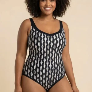 INTERO Donna CHARMLINE Imbottito Coppa C slip coprente Nero