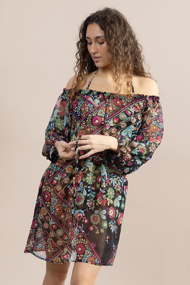 KAFTANO Donna MISS BIKINI   CORTO Nero