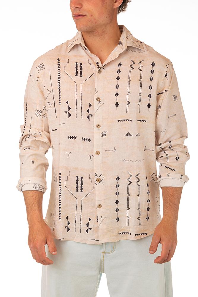 MAGLIA Uomo TOOCO CAMICIA   Bianco fantasia