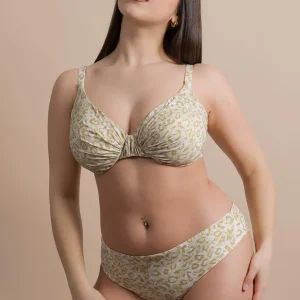 BIKINI Donna BERNE' FERRETTO Coppa E slip coprente Animalier