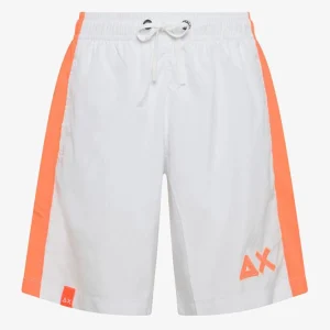 BOXER Bambino SUN 68 con elastico  CORTO Bianco