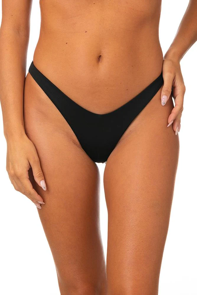 MIX SLIP Donna BE BEACH   slip brasiliana Nero