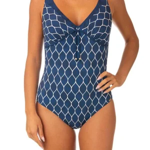 INTERO Donna CHARMLINE Imbottito Coppa C slip coprente Blu