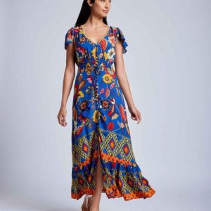 ABITO Donna VACANZE ITALIANE   LUNGO Blu