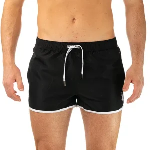 BOXER Uomo US POLO con elastico  CORTO Nero