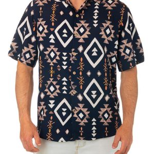 MAGLIA Uomo TOOCO CAMICIA   Blu fantasia