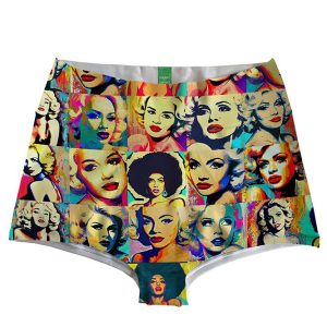 MIX SLIP Donna HAPPY UNDIES   slip Alto Azzurro