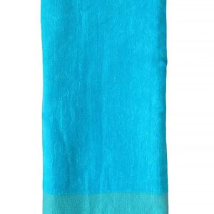 TELO MARE UNISEX COMPTOIR DE LA PLAGE SPUGNA   Turchese