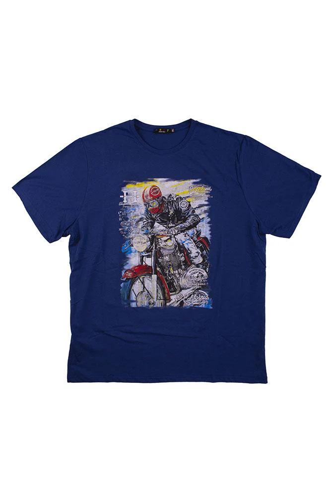 MAGLIA Uomo MAXFORT T-SHIRT   Blu