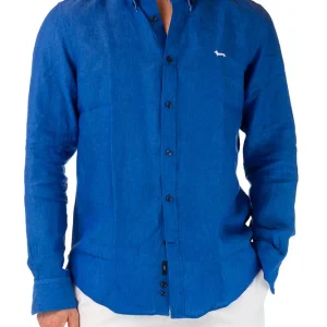 MAGLIA Uomo HARMONT E BLAINE CAMICIA   Azzurro