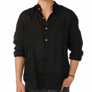 MAGLIA Uomo MC2 SAINT BARTH CAMICIA   Nero