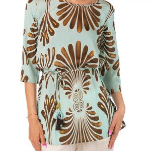 ABITO Donna PAHIESA   CORTO Azzurro