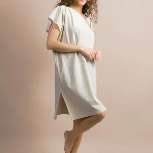 KAFTANO Donna BE BEACH   CORTO Avorio lurex
