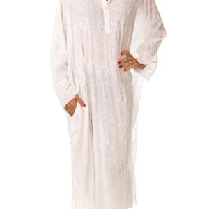 ABITO Donna Ghungroo   LUNGO Bianco