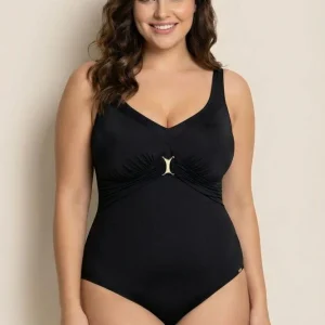 INTERO Donna CHARMLINE Imbottito Coppa E slip coprente Nero